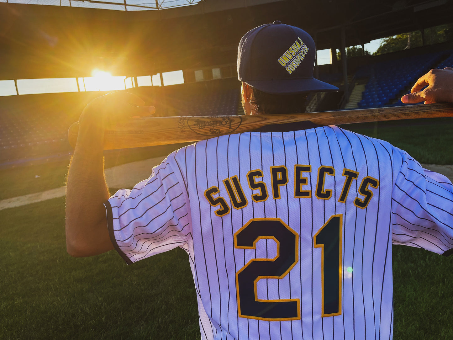 PINSTRIPE BASEBALL JERSEY